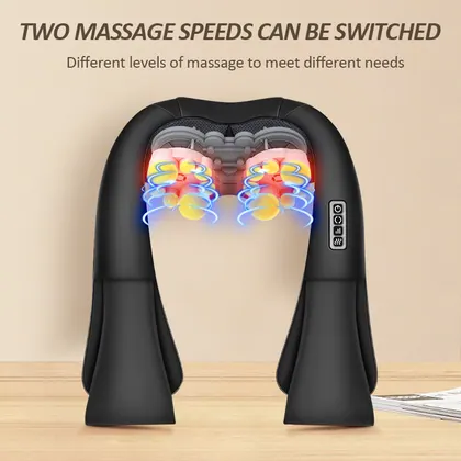 Shiatsu Deep Kneading Back Massager With Heat Car Office Home Massager Belt Pain Relief Neck Shoulder Massager detail view 8