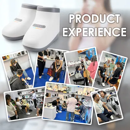 Newly Design Lightweight Appearance Shiatsu Deep Kneading Airbag Leg Foot Rest With Massager Machine Price detail view 5