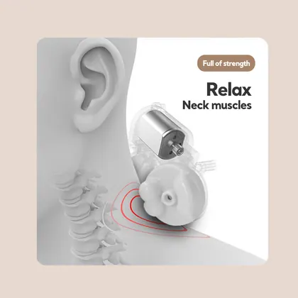 Human-like Finger Kneading Electric Travel Pillow Cordless Electric Neck Massager U-shaped Pillow manufactured by Bisd