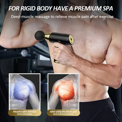 Portable Deep Tissue Percussion Muscle Back Popular And Powerful Massage Gun Super Mini Massage Gun For Pain Relief detail view 16