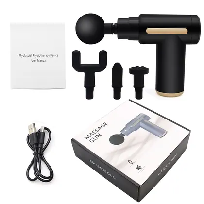 Rechargeable Muscle Stimulator Deep Tissue Facial Massager Body Massage Gun For Body Relaxation Slimming Shaping detail view 4