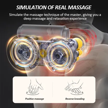 Shiatsu Deep Kneading Back Massager With Heat Car Office Home Massager Belt Pain Relief Neck Shoulder Massager detail view 11
