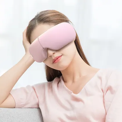 Hot selling Wireless Portable Mini Smart Electric Pressure Vibration Anti Wrinkle Heated Eye Care Massager detail view 2