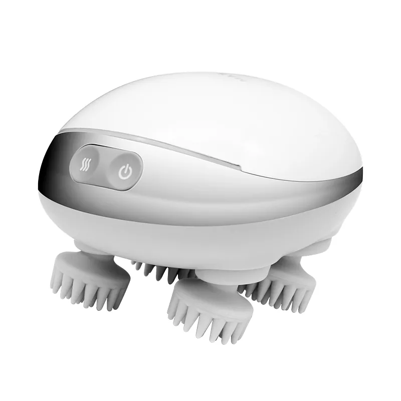 Wasserdichte Wireless Easy Use Elektrosilikon Scalp Massager Stress Release Vibrating Hot Compress Head Massager von Bisd hergestellt