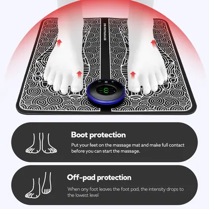 New Trending Hot Products Tens Ems Foot Massage Mat Pad For Ems Vibrating Electric Foot Massage Machine detail view 5