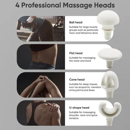 High Quality Handheld Percussion Massager Quick Rechargeable Body Vibration Massage Gun detail view 7