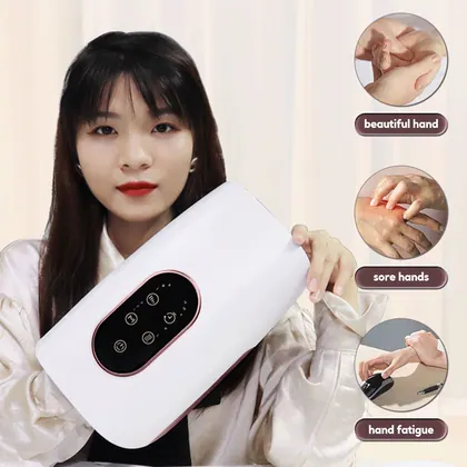 Wholesale High Quality Foldable Eye Massager Portable Vibration Heat Air Pressure Electric Smart Eye Massager Instrument detail view 5