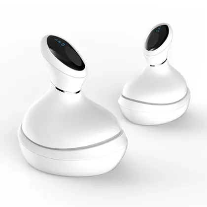 Portable Smart electric Silicone Handheld Waterproof head massager scalp massage Stress Relax Acupoint Massage for head detail view 2
