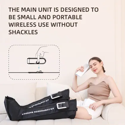 Oem Odm 2024 New Rechargeable Wireless Therapy Foot Calf Leg Air Compression Recovery Boots Recovery For Legs detail view 8