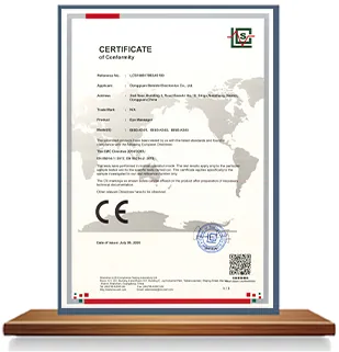 CE-Konformitätsbescheinigung im Besitz von Dongguan Beiside Electronics Co., Ltd