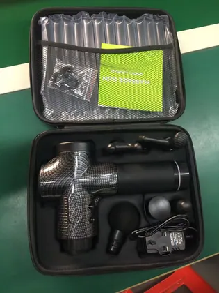 Custom Massage Gun Logo 30 Speed Muscle Percussive Therapy With Lcd Screen Portable Deep Tissue Percussion Massage Gun detail view 5