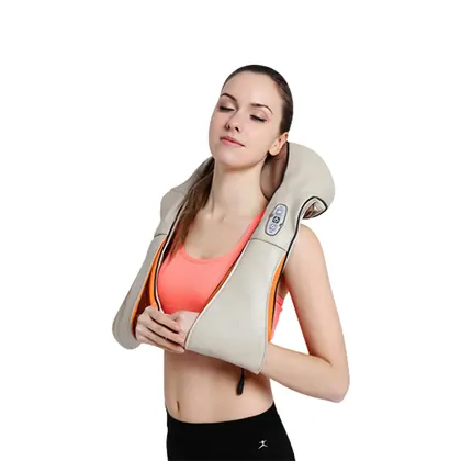 Shiatsu Back and Neck Massager with Heat Deep Kneading Massage Belt Shoulder Massage Pillow detail view 3