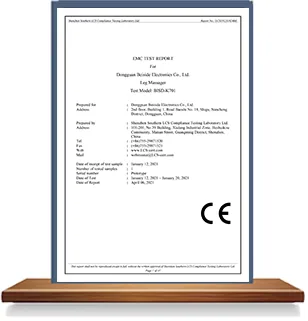 EMV-Prüfbericht von Dongguan Beiside Electronics Co., Ltd.