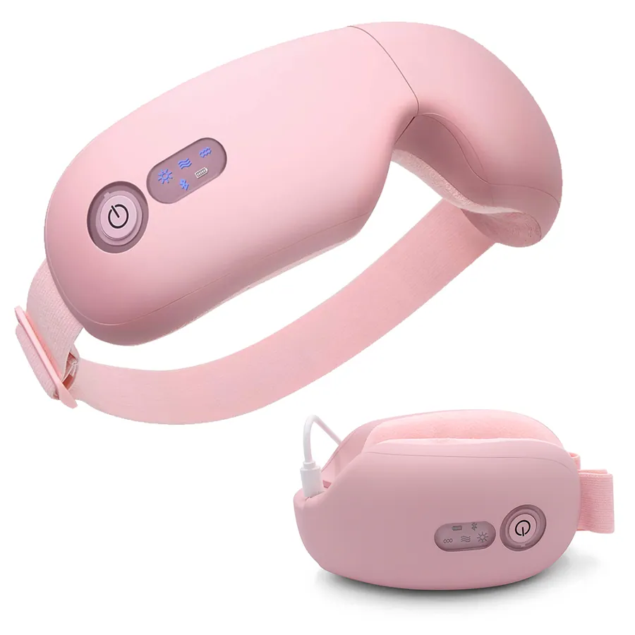 Hot selling Wireless Portable Mini Smart Electric Pressure Vibration Anti Wrinkle Heated Eye Care Massager manufactured by Bisd