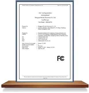 FCC-Testbericht von Dongguan Beiside Electronics Co., Ltd.