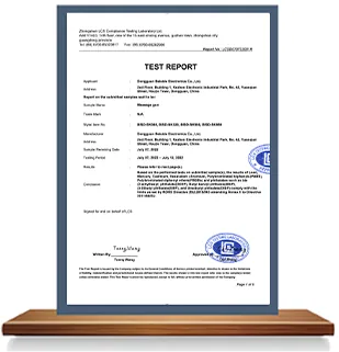 RoHS-Testbericht von Dongguan Beiside Electronics Co., Ltd.