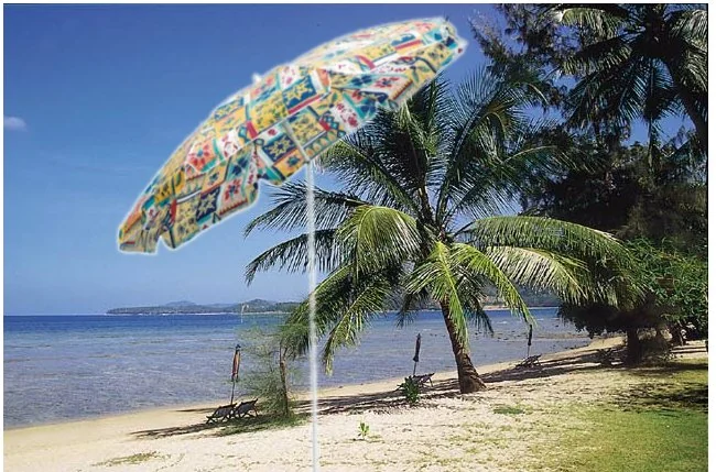 Beach Umbrella view