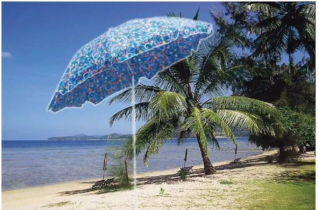 Beach Umbrella view
