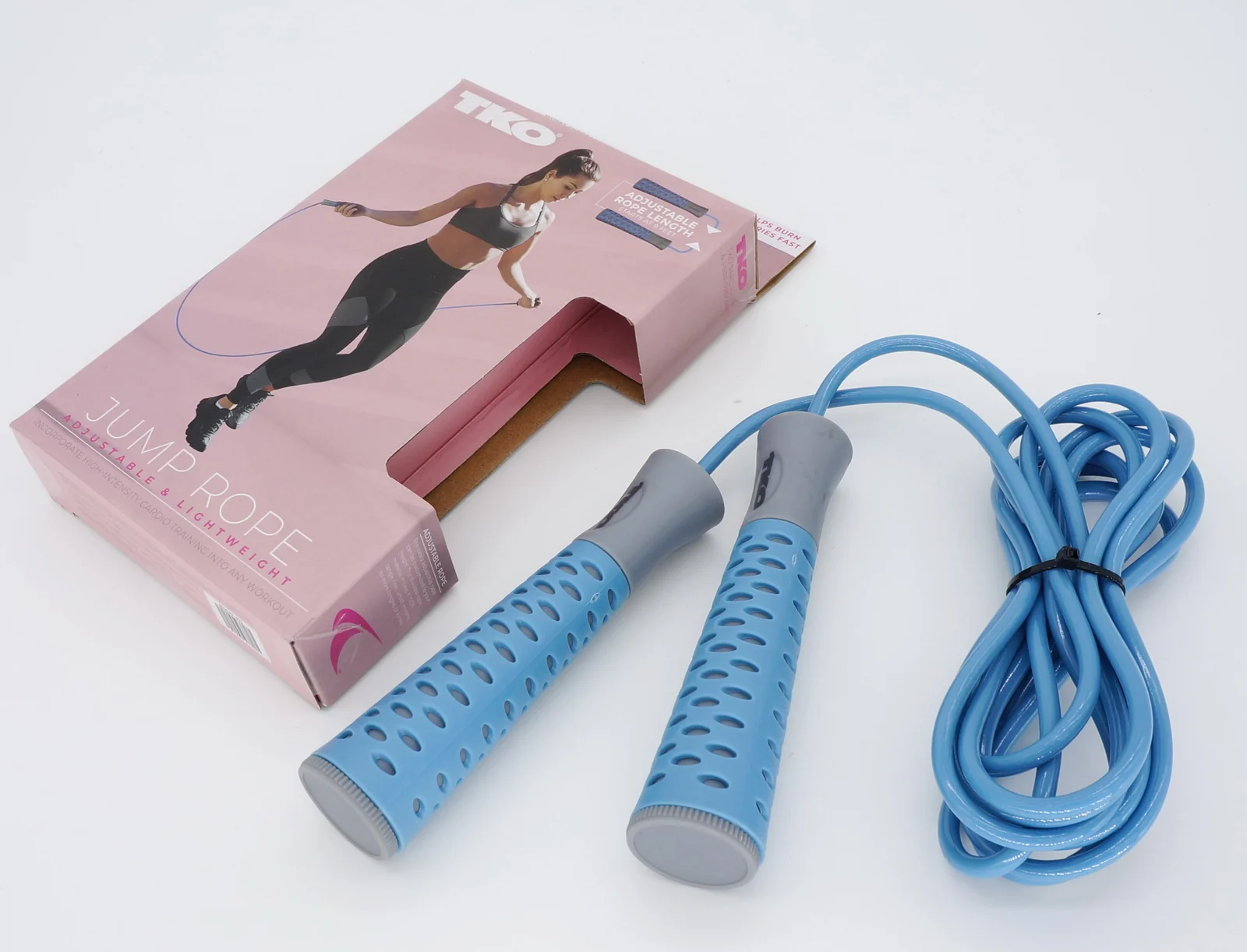 Fitness Workout Handle PVC Adjustable Speed Skipping Rope Jump Rope view