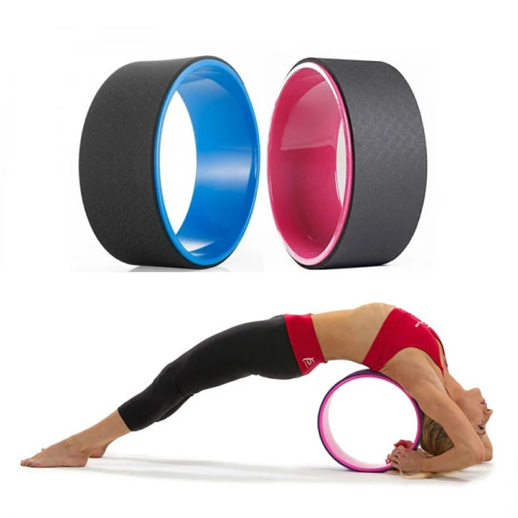 OEM TPE Ring Yoga Wheel Massage Circle Back Stretch Roller Yoga Pilates Wheel