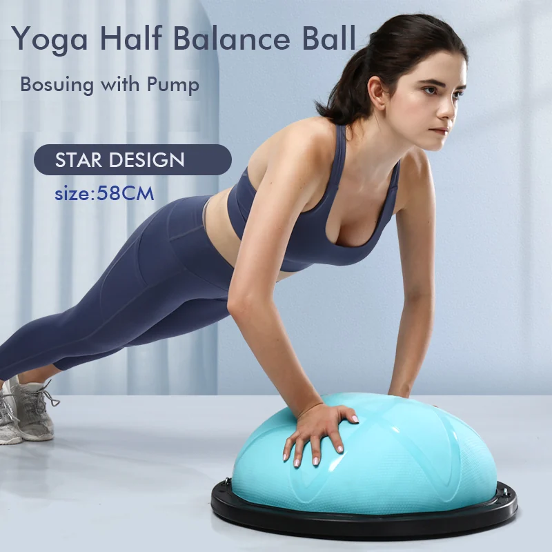 Yoga Balance Half Training Bosu ball-star design