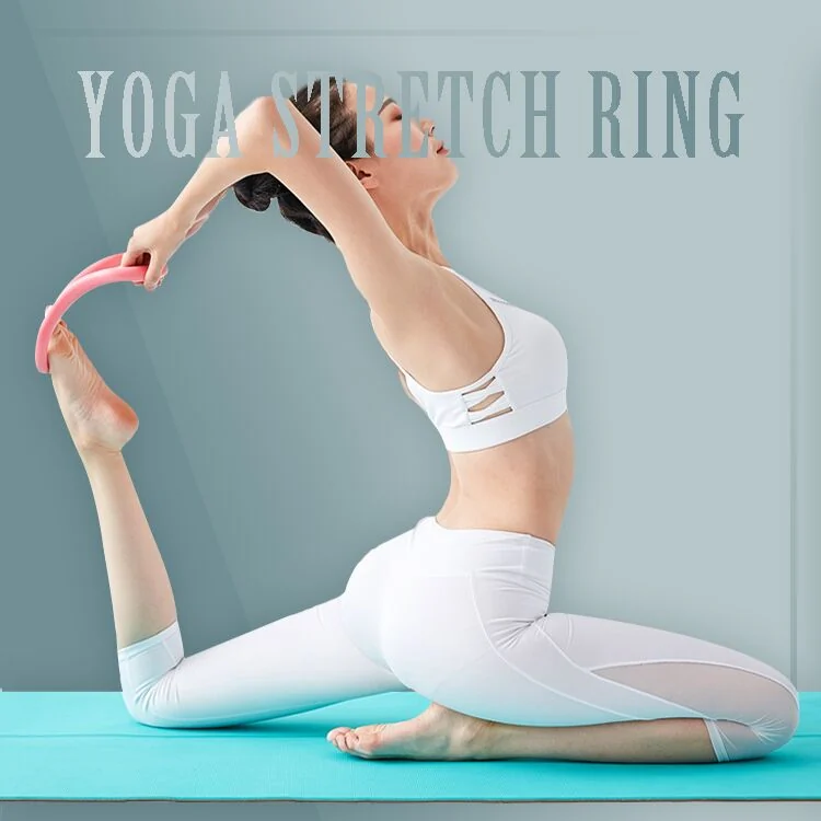 Yoga Ring Home Workout Magic Circle Pilates Yoga Stretching Ring-colorful