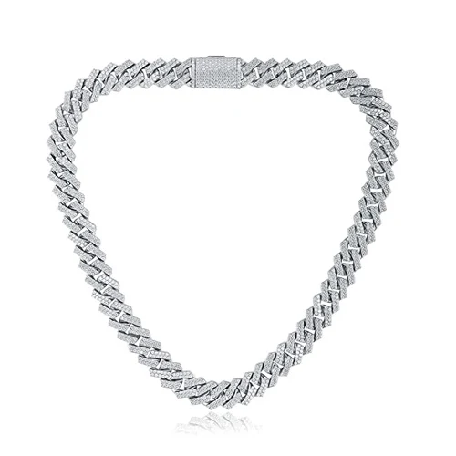 18Inch 24 Inch 13mm Hip Pop Miami Cuban Necklace for Men made by BlueOne Jewelry