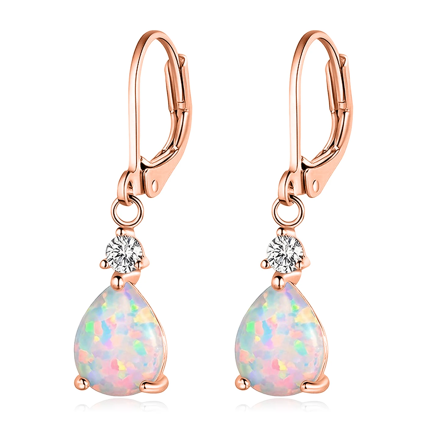Specializing in Light Luxury Water Drop Australian Primitive Earrings Feminine Temperament made by BlueOne Jewelry
