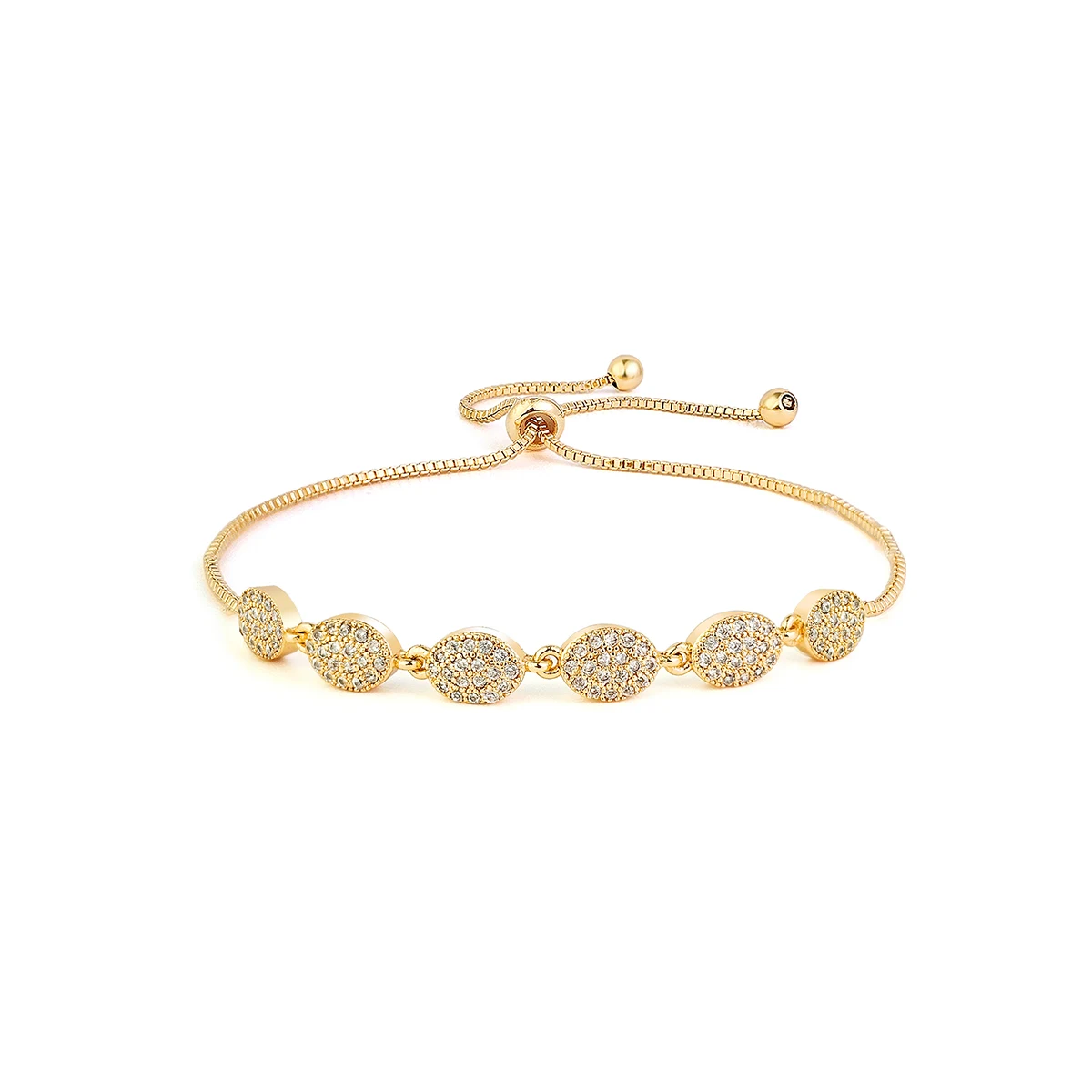 Jewelry Pull-out Bracelet Fashion Simple Cubic Zircon Bracelet Women Adjustable Hundred made by BlueOne Jewelry