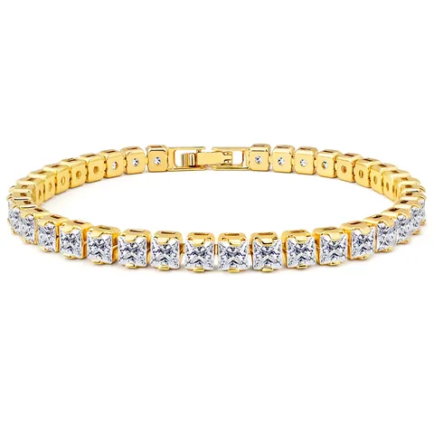 Models Cubic Zircon Bracelet Simple Fashion Personality with Niche Design Hundred - Plated Brass jewelry made by BlueOne Jewelry