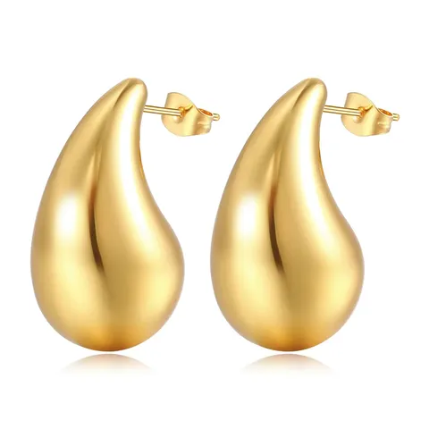 Drop Earrings Premium CCB Melon Earrings Simple Fashion Gold Earrings - Plated Brass jewelry made by BlueOne Jewelry