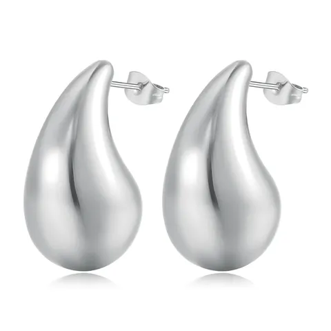 Models Water Drop Earrings High Quality CCB Melon Earrings Simple Fashion - Plated Brass jewelry made by BlueOne Jewelry