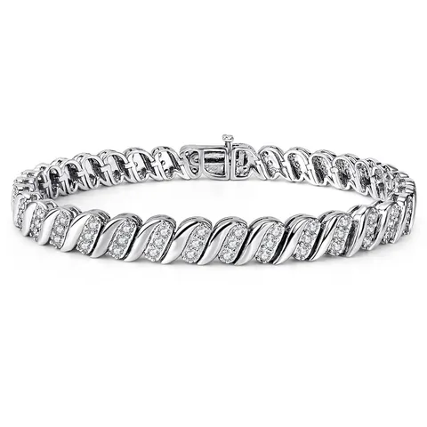 ’s Best-selling Zircon Bracelets for Heavy Industry and Luxury Export - Plated Brass jewelry made by BlueOne Jewelry