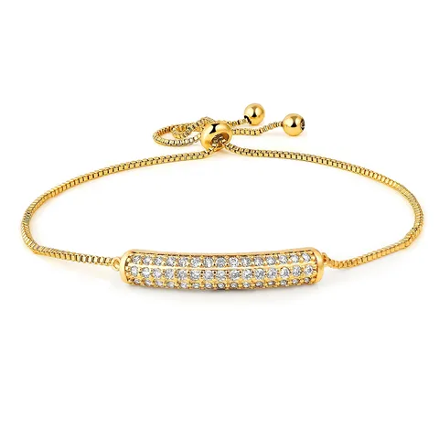 Bracelets Women Niche Korea Designed Micro Encrusted Strings Hand Jewelry Bracelets - Plated Brass jewelry made by BlueOne Jewelry