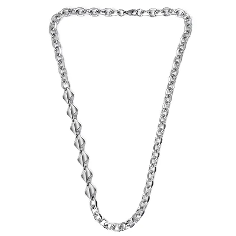 European and American Hip-hop Necklaces Hip-hop Models Titanium Steel Necklaces Niche - Stainless Steel jewelry made by BlueOne Jewelry