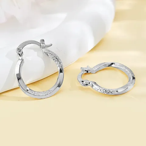 European and American Vegetable Coil Earrings Female High-level Lightweight Luxury Versatile - Plated Brass jewelry made by BlueOne Jewelry