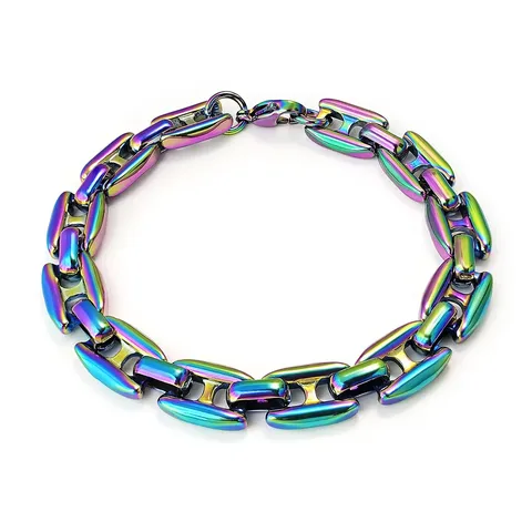 Exclusive Creative Simple Bracelet Hip-hop Stainless Steel Bracelet Personalized Men and - Style 7451 - Stainless Steel jewelry made by BlueOne Jewelry