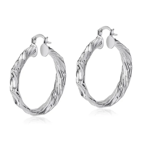 Earrings Fashion Exaggerated Heavy Duty Ear Clips Line Geometric Design U-shaped Ear Cuffs - Plated Brass jewelry made by BlueOne Jewelry