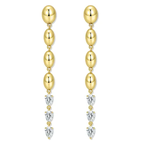 Metal Style French Niche Light Luxury Irregular Stud Earrings - Plated Brass jewelry made by BlueOne Jewelry