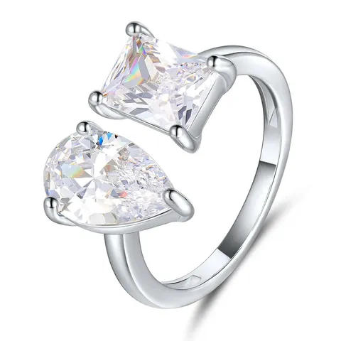 Opening Ring Adjustable Hand Jewelry Europe and the United States Water - Plated Brass jewelry made by BlueOne Jewelry
