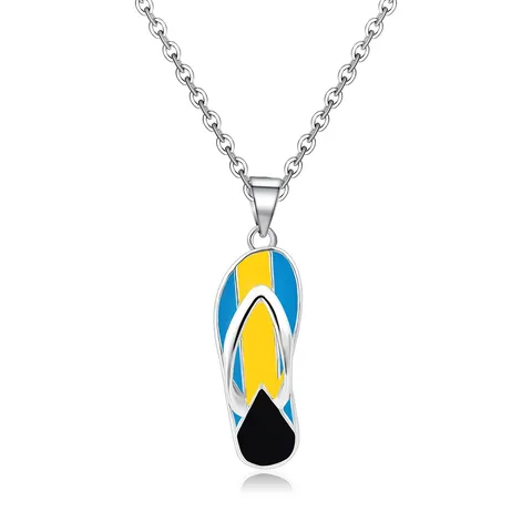 Unique Flip-flops Design Necklace Fashion Personality Collars All Matching Accessories - Plated Brass jewelry made by BlueOne Jewelry