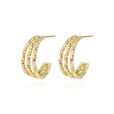 Stainless Steel Fashion Versatile Multilayer Earrings Women’s Ins Light Luxury Temperament - Stainless Steel jewelry made by BlueOne Jewelry