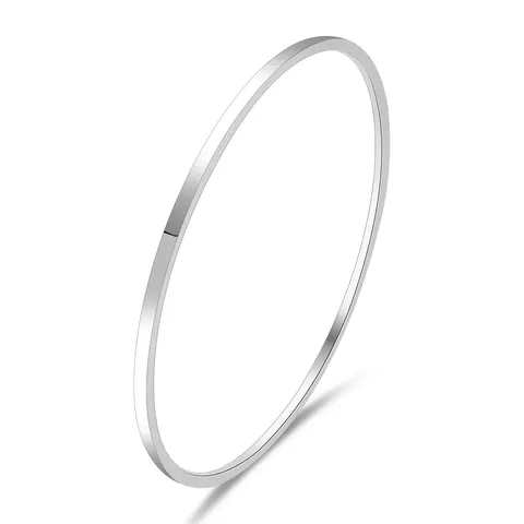 Stainless Steel Fashionable Glossy Snap-closure Bracelet Titanium Steel Bracelet for Women - Style 10862 - Stainless Steel jewelry made by BlueOne Jewelry