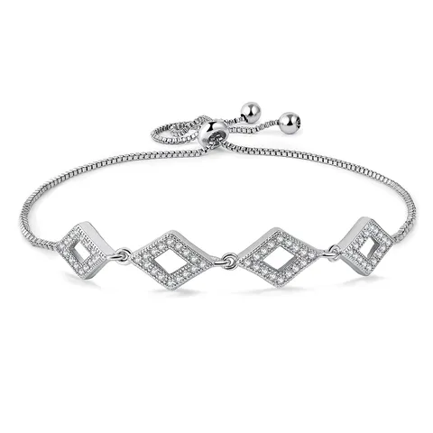 Elegant Fashion Geometric Bracelet Women Bracelets Personalized Hundred Accessories High-grade Feeling - Plated Brass jewelry made by BlueOne Jewelry