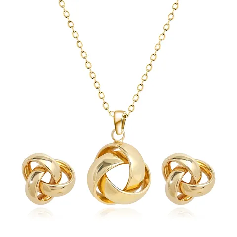 Europe and America Fashion Simple Geometric Irregular Jewelry Niche High Set - Style 3522 - Plated Brass jewelry made by BlueOne Jewelry