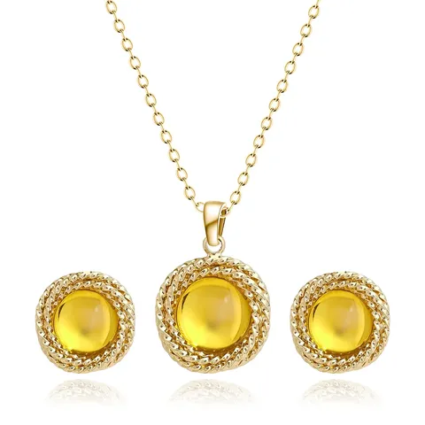 Minimalist Europe and America Fashion Simple Geometric Irregular Jewelry Niche High Design Jewelry Set - Plated Brass jewelry made by BlueOne Jewelry