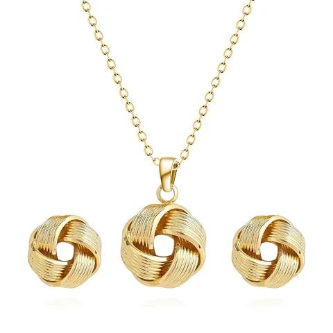 Plated Brass Europe and America Fashion Simple Geometric Irregular Jewelry Niche High Set - Plated Brass jewelry made by BlueOne Jewelry
