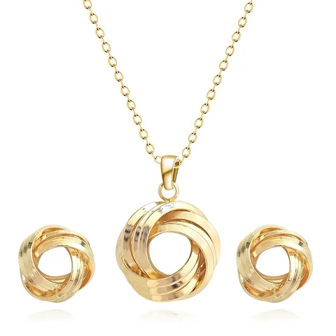 Europe and America Fashion Simple Geometric Irregular Jewelry Niche High Design Jewelry Set - Style 3769 - Plated Brass jewelry made by BlueOne Jewelry