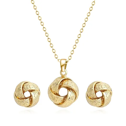 Europe and America Fashion Simple Geometric Irregular Jewelry Niche High Design Jewelry Set - Style 3693 - Plated Brass jewelry made by BlueOne Jewelry