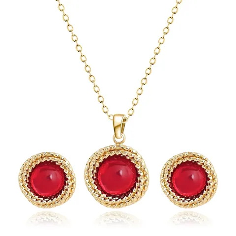 Europe and America Fashion Simple Geometric Irregular Jewelry Niche High Design Jewelry Set - Plated Brass jewelry made by BlueOne Jewelry